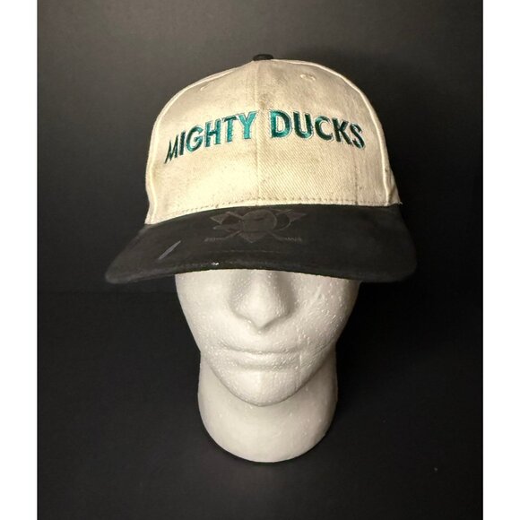 Vintage Anaheim Mighty Ducks NHL Nike Team Snapback Hat - Picture 1 of 7